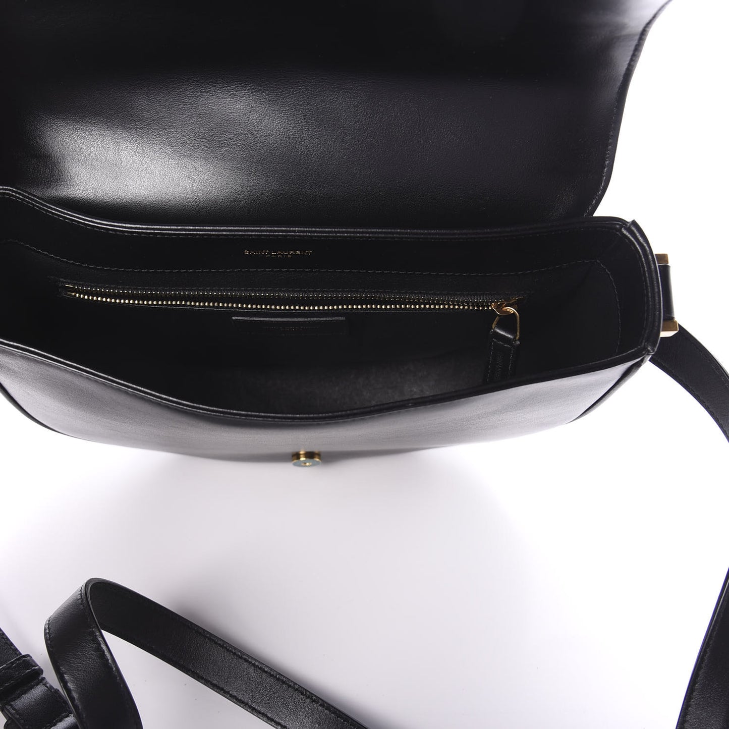 Calfskin Quilted Y Joan Satchel Black