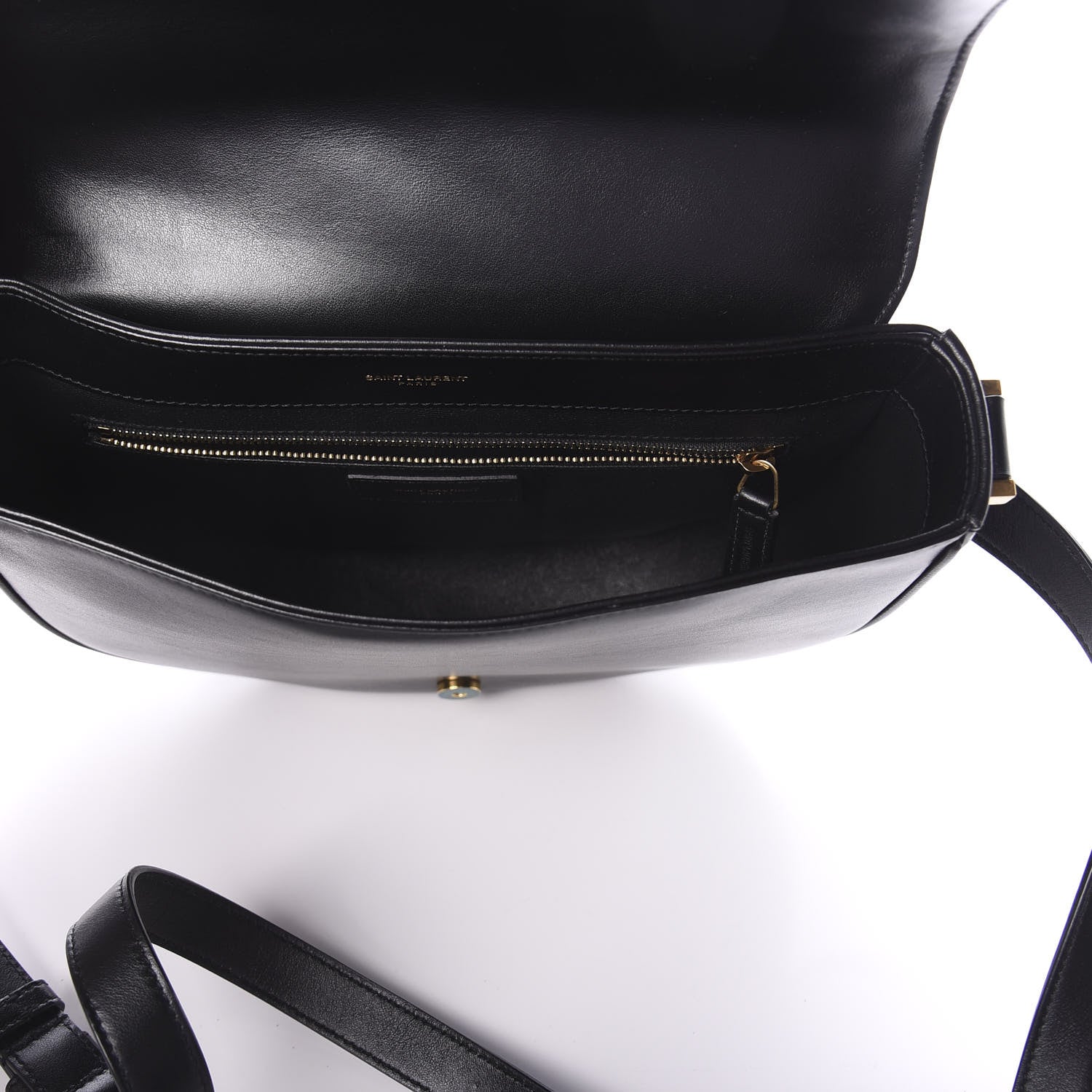 Saint Laurent Calfskin Quilted Y Joan Satchel Black 5 of 9