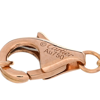 Cartier 18K Pink Gold Diamond XS Carnelian Amulette de Cartier Bracelet 3 of 3