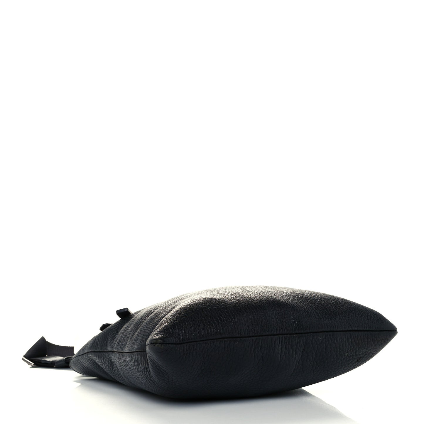 Vitello Daino Crossbody Bag Black