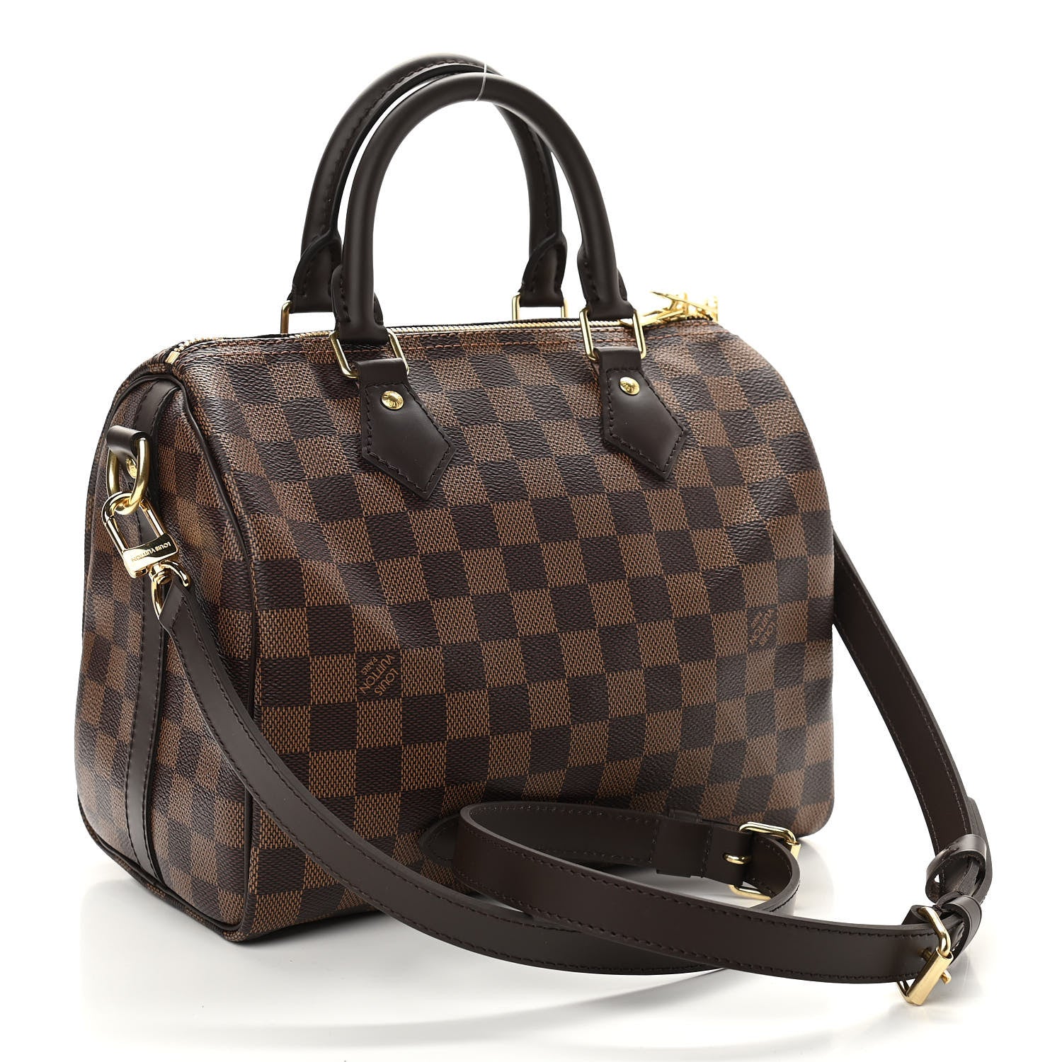Louis Vuitton Damier Ebene Speedy Bandouliere 25 3 of 9