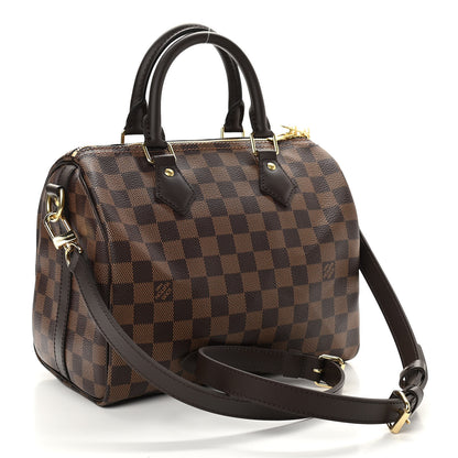 Louis Vuitton Damier Ebene Speedy Bandouliere 25 3 of 9