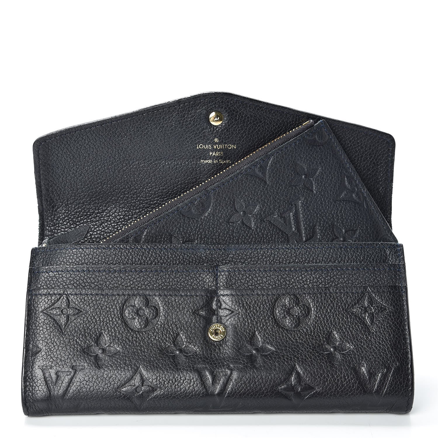 Louis Vuitton Empreinte Curieuse Wallet Black 9 of 13