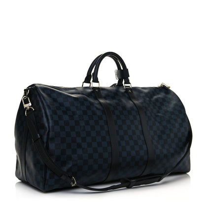 Louis Vuitton Damier Cobalt Keepall Bandouliere 55 3 of 13