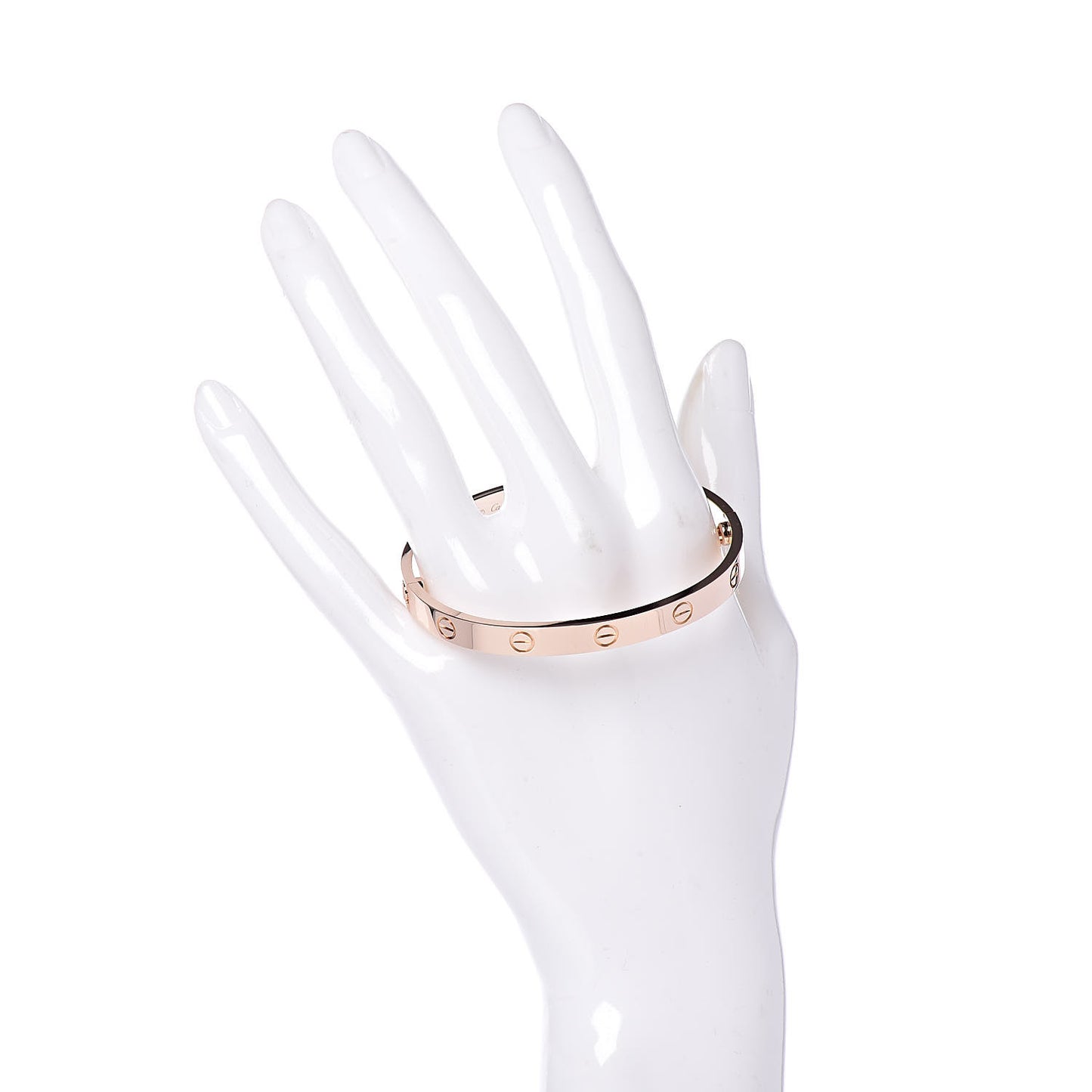 18K Pink Gold LOVE Bracelet 17