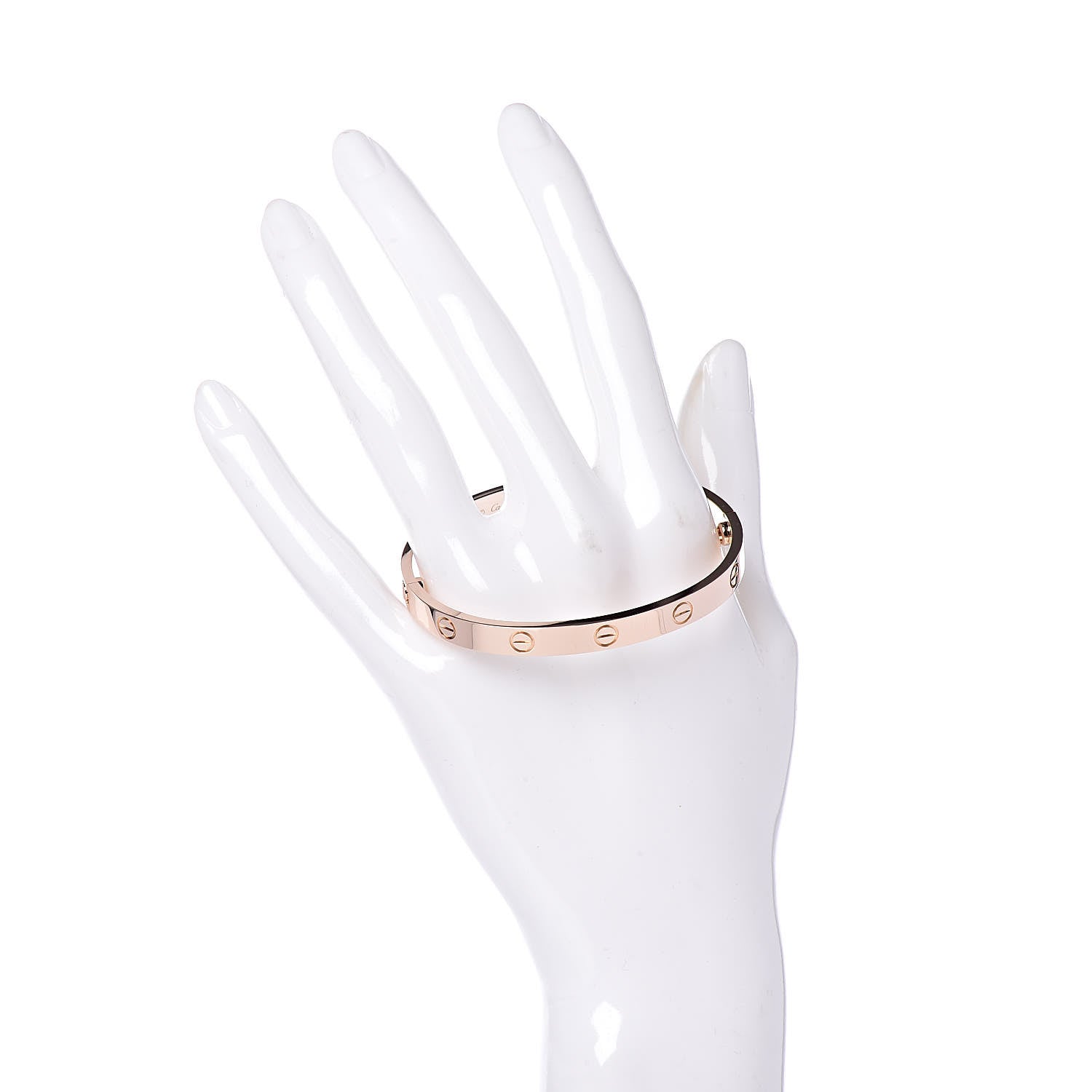 Cartier 18K Pink Gold LOVE Bracelet 17 2 of 7