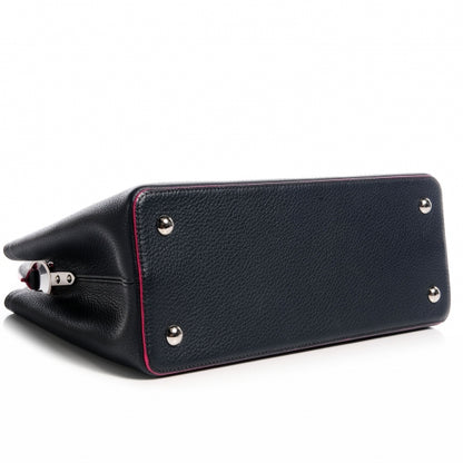 Louis Vuitton Taurillon Capucines MM Cobalt 4 of 9