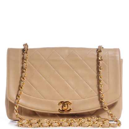 Chanel Lambskin Medium Single Flap Beige 1 of 9