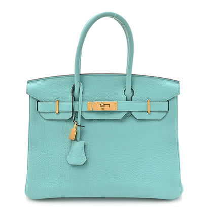 Hermes Togo BIRKIN 30 Bleu Atoll 1 of 15
