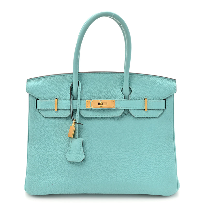 Hermès Togo BIRKIN 30 Bleu Atoll