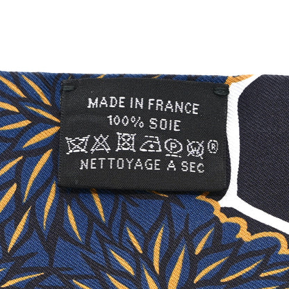 Hermes Silk Three Graces Twilly Black Gold Taupe 8 of 8