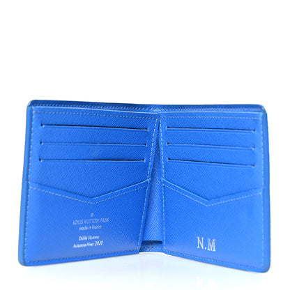 Louis Vuitton Monogram Clouds Slender Wallet Blue 5 of 8