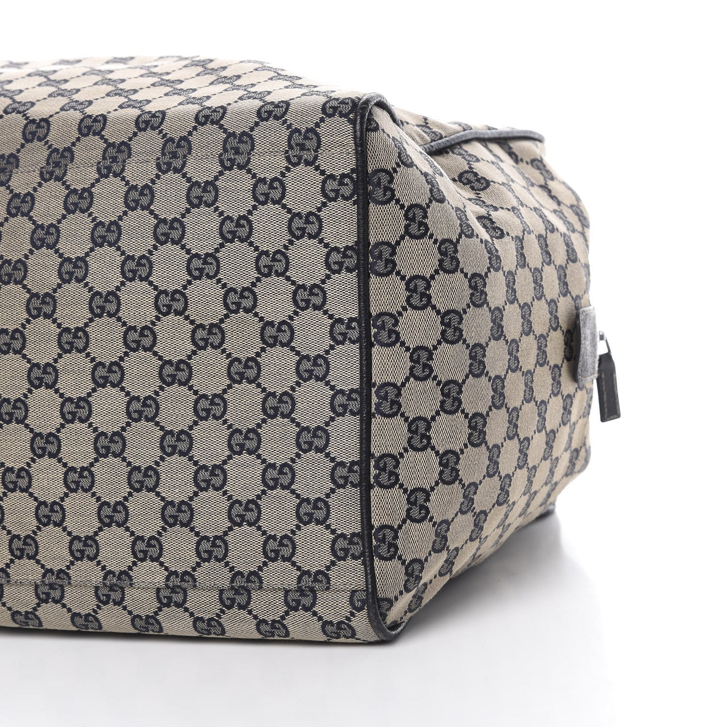 GG Monogram Web Medium Collapsable Carry On Duffle Navy