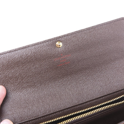 Louis Vuitton Damier Ebene Sarah Wallet 5 of 9