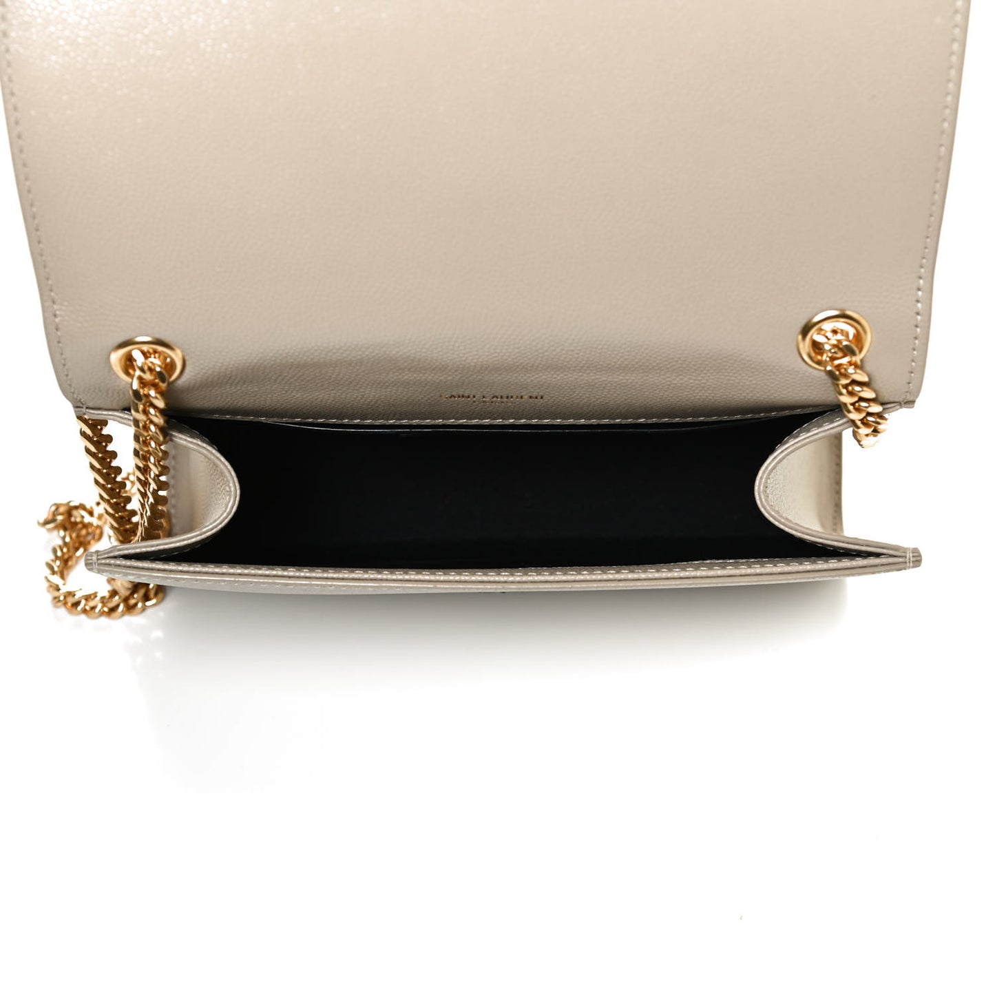 Grain De Poudre Small Monogram Kate Satchel Sea Salt