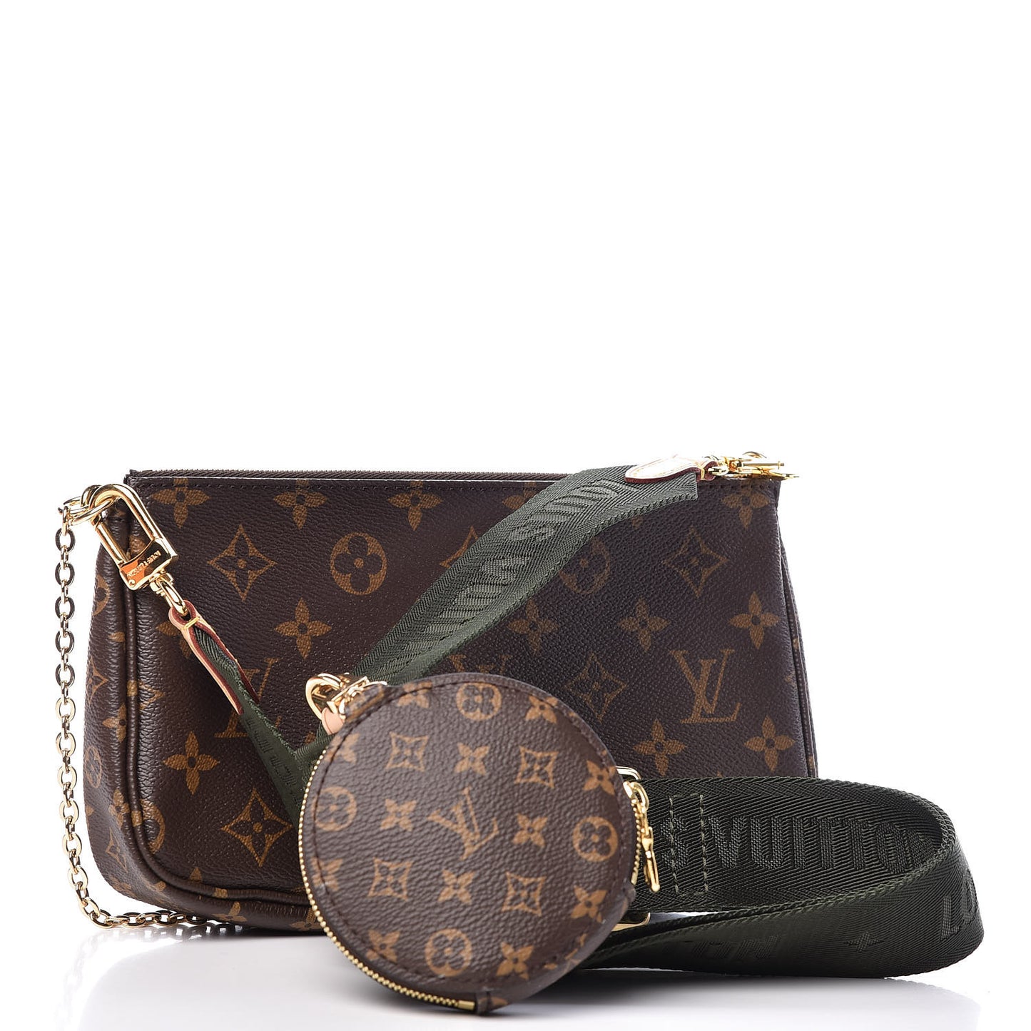 Monogram Multi Pochette Accessories Kaki
