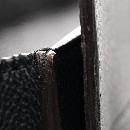 Celine Drummed Calfskin Mini Luggage Black 11 of 11