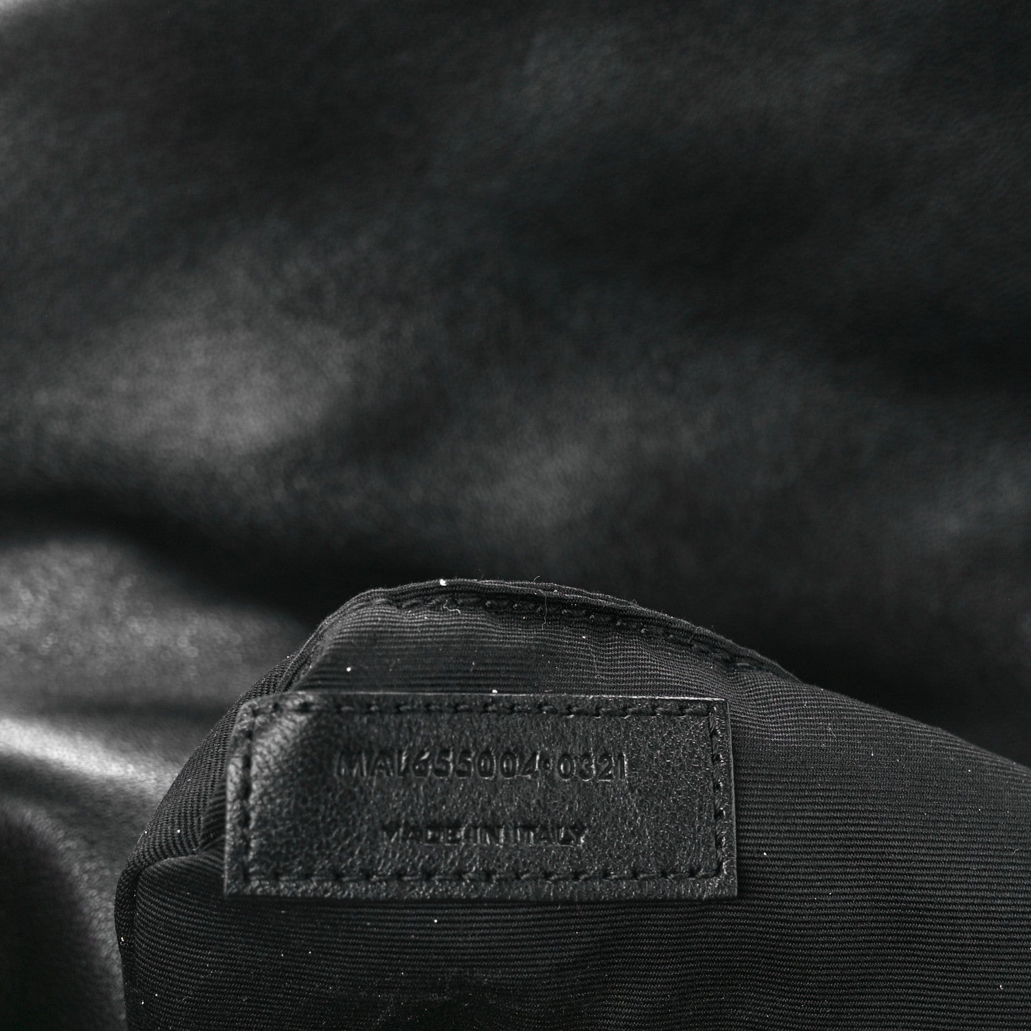 Saint Laurent Lambskin Quilted Sade Puffer Envelope Clutch Black 9 of 13