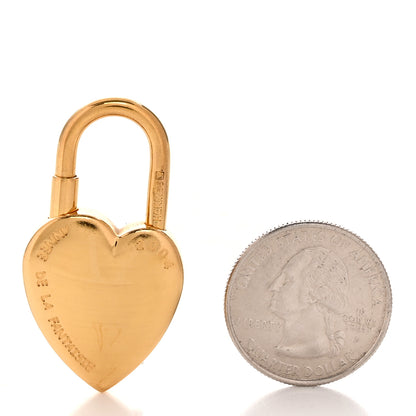 Hermes Annee De La Fantaisie Heart Cadena Lock Gold 2 of 4