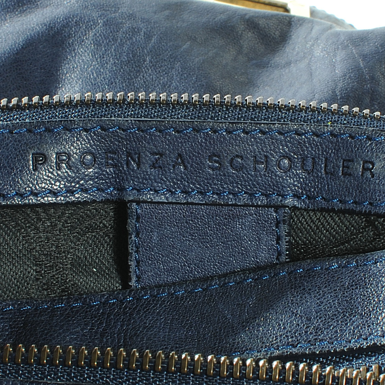 Lambskin PS1 Medium Satchel Marine