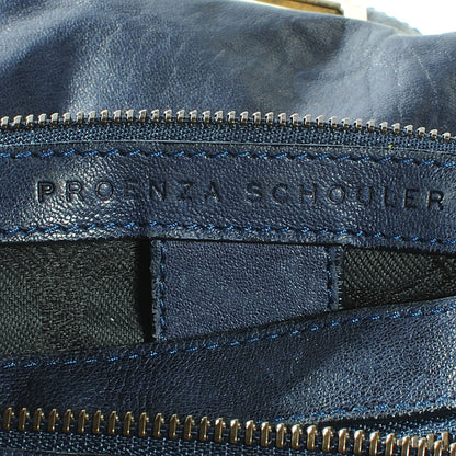 Proenza Schouler Lambskin PS1 Medium Satchel Marine 9 of 9