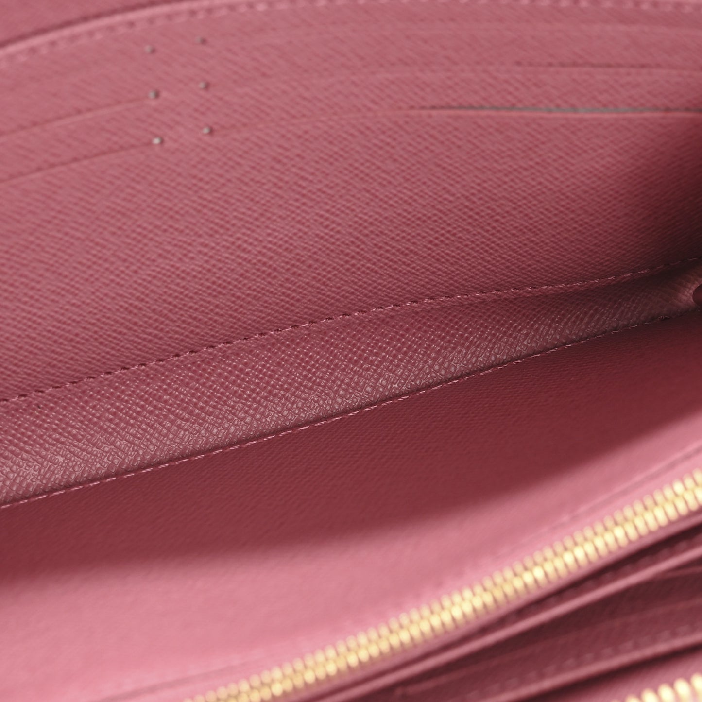 Denim Monogram Jacquard Zippy Wallet Pink