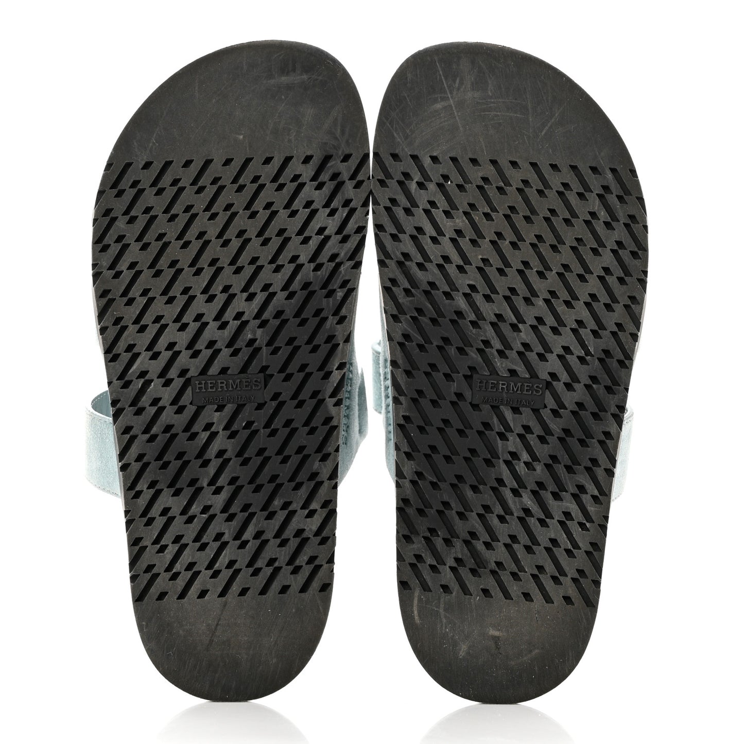 Suede Goatskin Womens Chypre Sandals 38 Vert D'eau