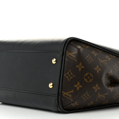 Louis Vuitton Calfskin Monogram Kimono Tote Black 10 of 10