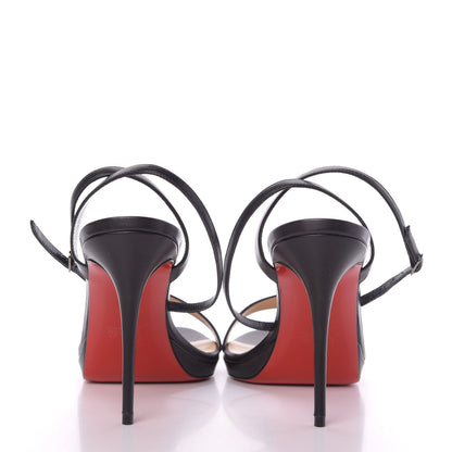 Christian Louboutin Nappa Loubi Queen 100 Sandals 40 Black 7 of 11