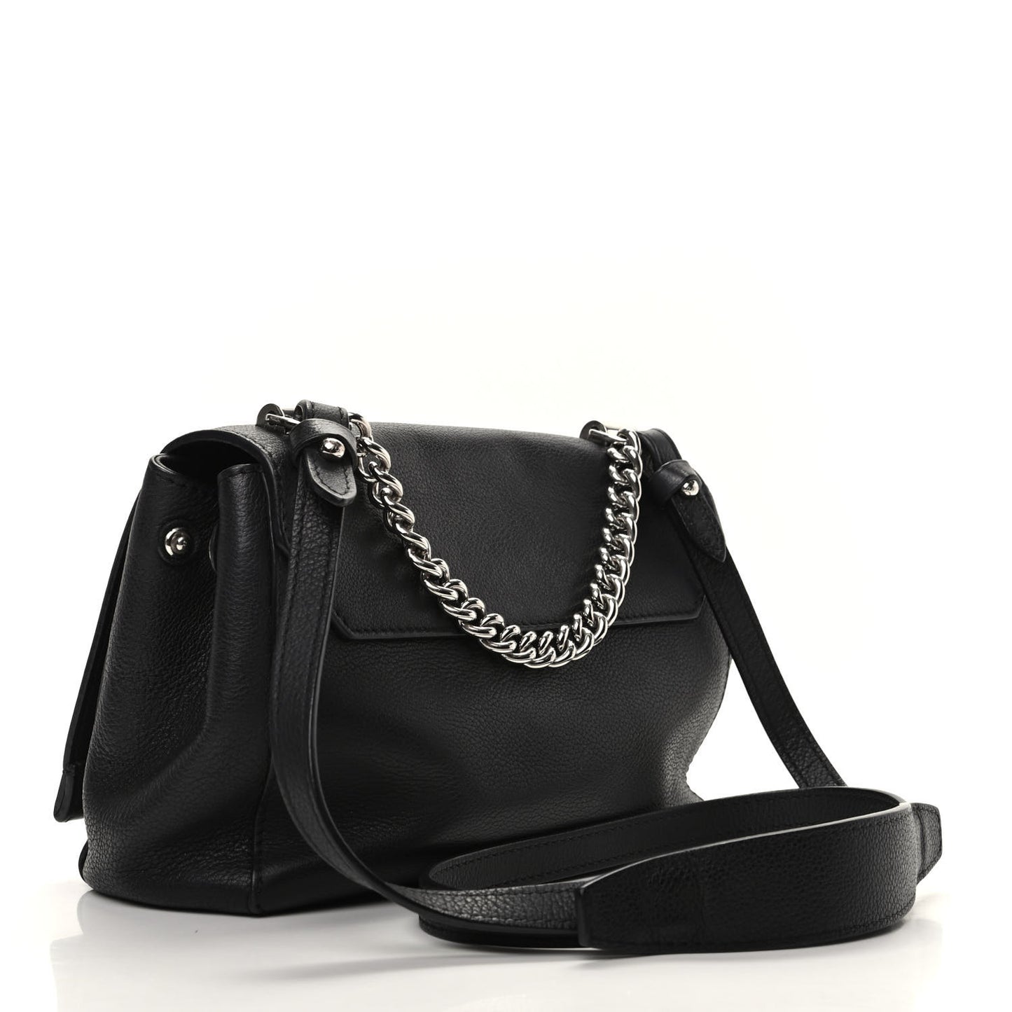 Calfskin Lockme II Chain Bag BB Black
