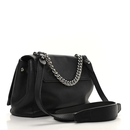 Louis Vuitton Calfskin Lockme II Chain Bag BB Black 3 of 8