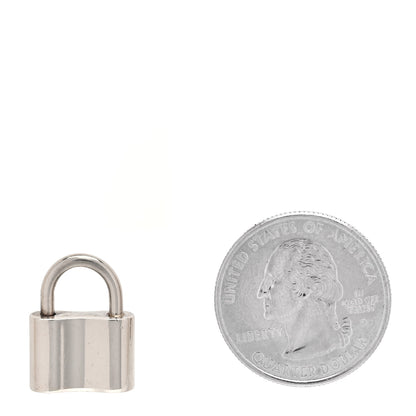 Tiffany Sterling Silver Enamel 1837 Lock Charm Blue 2 of 4