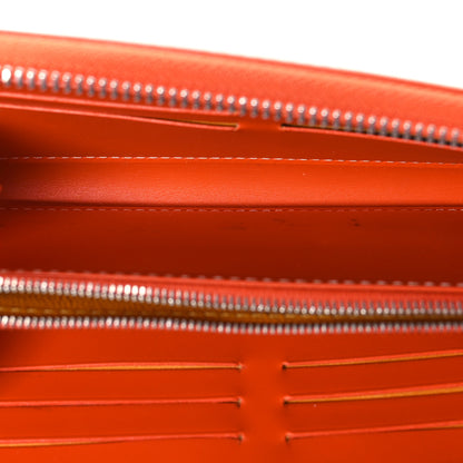 Goyard Goyardine Matignon Zip Around GM Wallet Orange 5 of 10