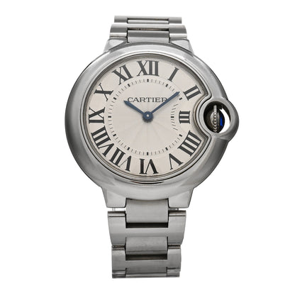 Cartier Stainless Steel 33mm Ballon Bleu De Cartier Quartz Watch 1 of 4