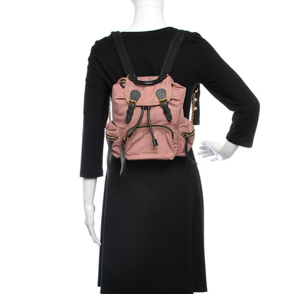 Burberry Nylon Small Rucksack Backpack Mauve Pink 2 of 16