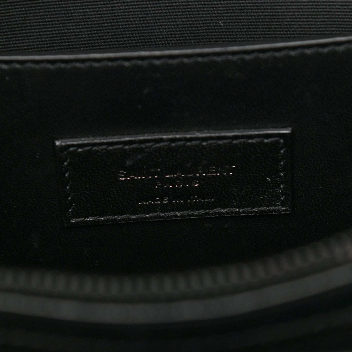 Grain De Poudre Medium West Hollywood Monogram Fold-Over Black