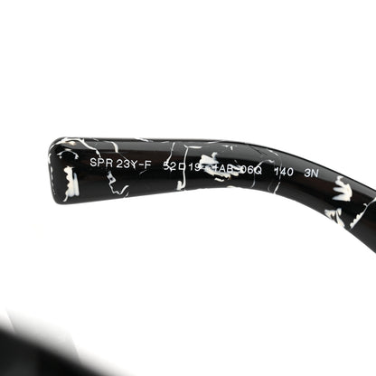 Prada Acetate Symbole Sunglasses SPR 23Y-F Black Marble 5 of 8
