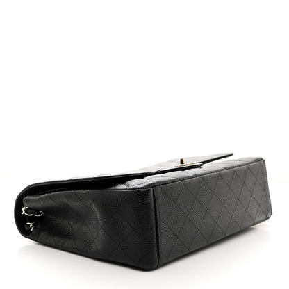Chanel Caviar Quilted Maxi Double Flap Black 3 of 9