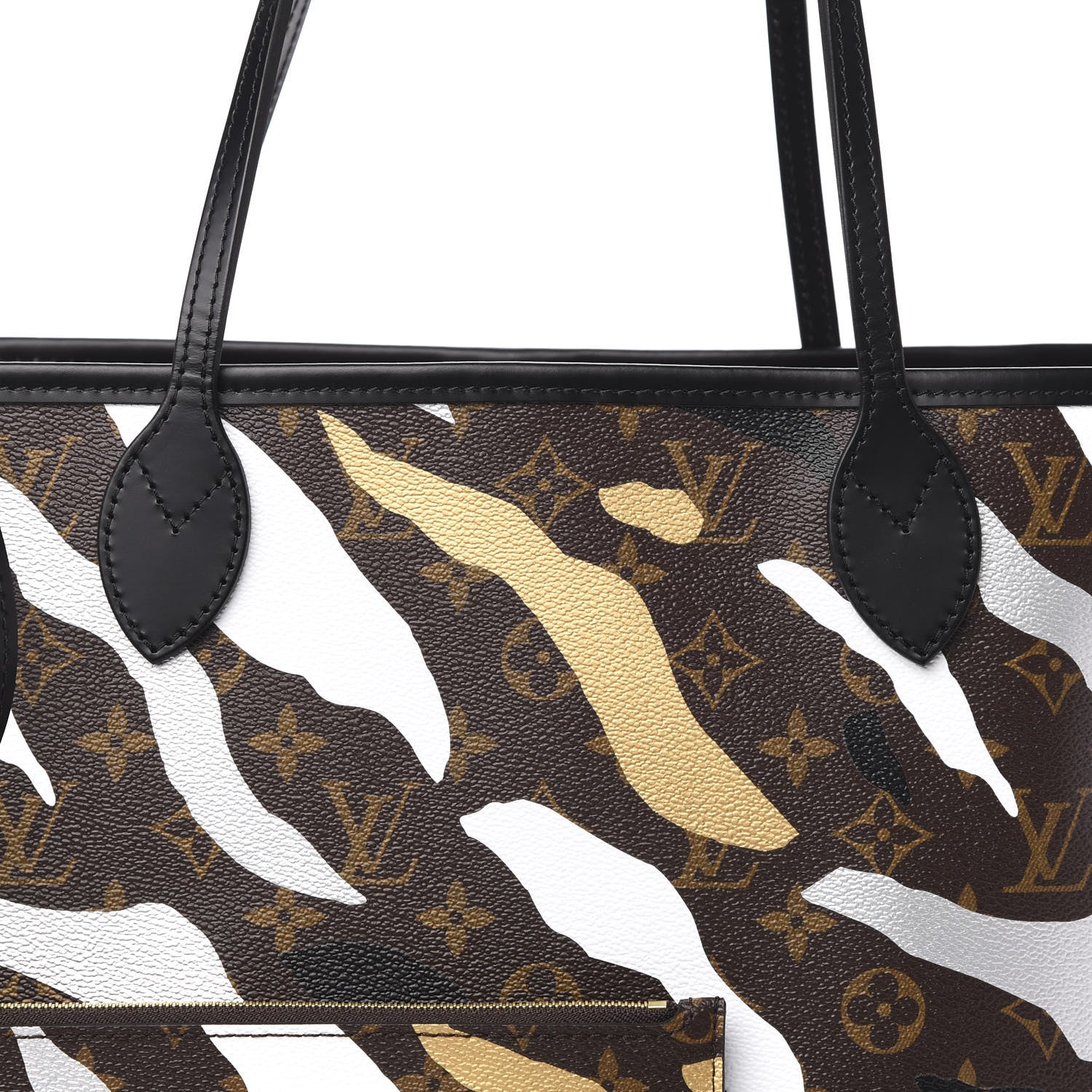 Louis Vuitton X LOL Monogram Neverfull MM Gold Silver 11 of 11