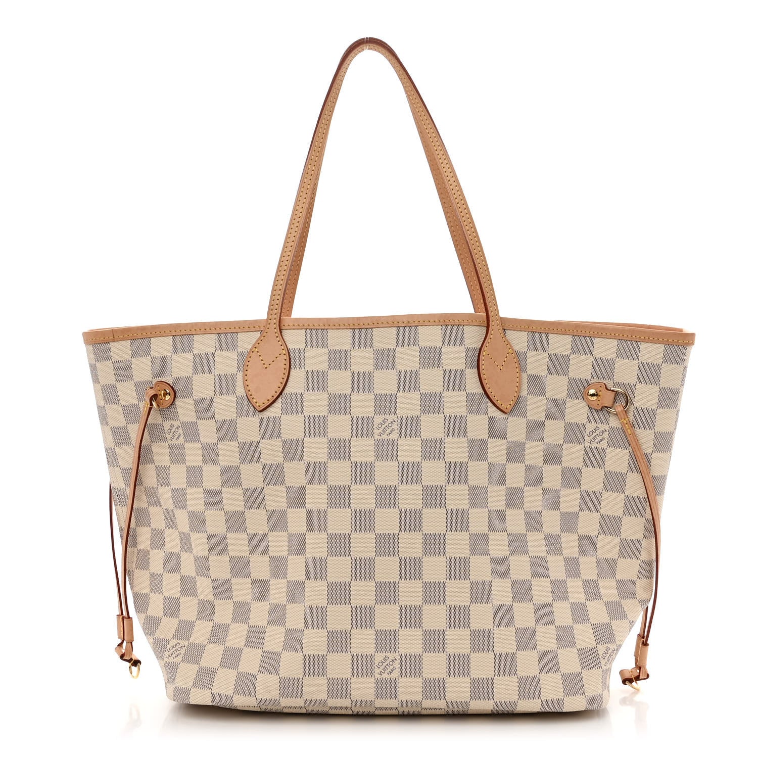 Louis Vuitton Damier Azur Neo Neverfull MM Rose Ballerine 3 of 11