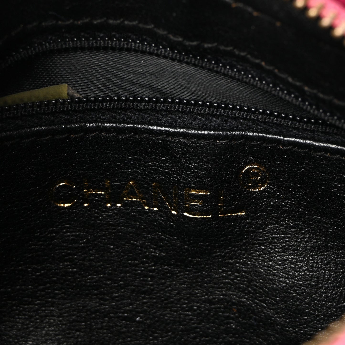 Lizard Quilted Tassel Clutch Pink