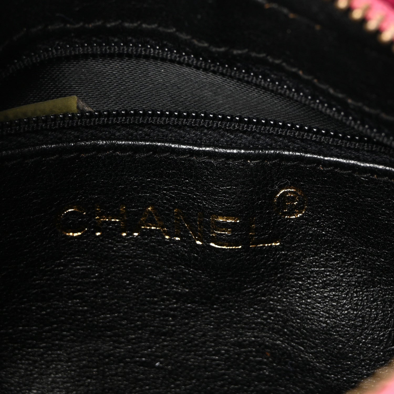 Chanel Lizard Quilted Tassel Clutch Pink 6 of 9