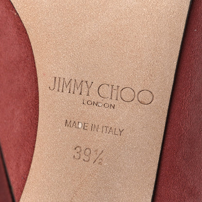 Jimmy Choo Suede Bing 100 Pumps 39.5 Dark Blush 5 of 8