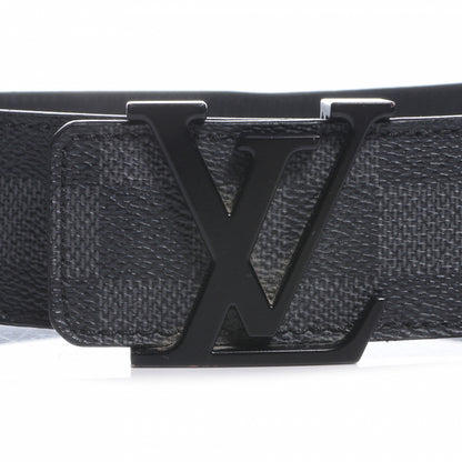 Louis Vuitton Damier Graphite LV Initiales Belt 95 38 3 of 5