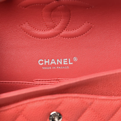 Chanel Iridescent Caviar Quilted Medium Double Flap Dark Pink 8 of 18