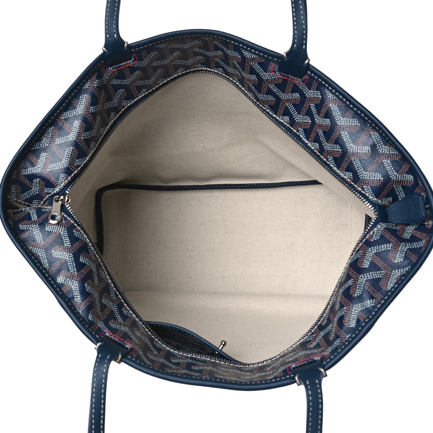 Goyard Goyardine Artois PM Navy 5 of 8