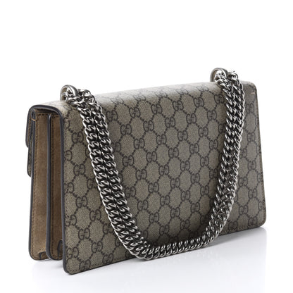 Gucci GG Supreme Monogram Small Dionysus Shoulder Bag Taupe 3 of 11