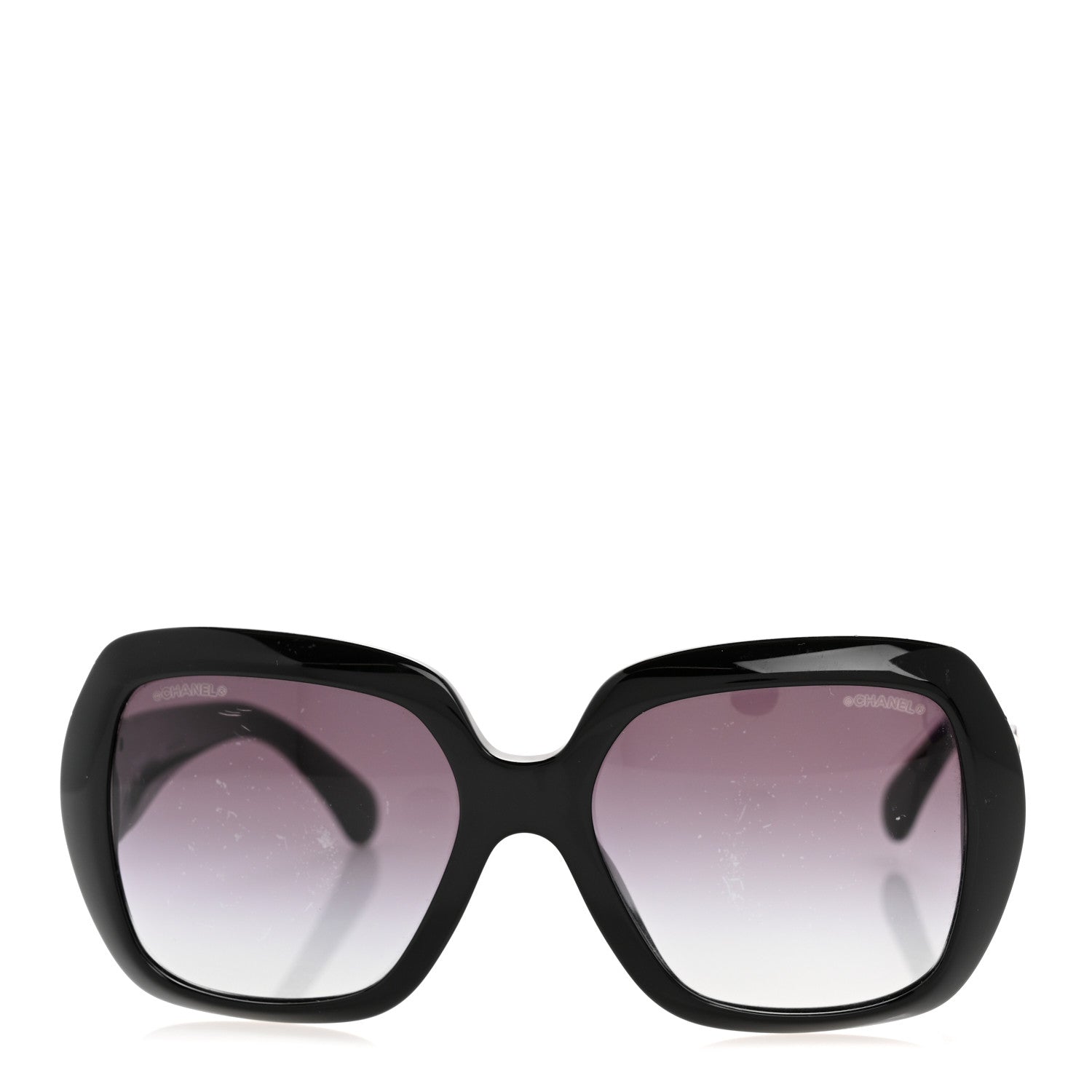 Chanel Acetate Square Sunglasses 71391A Black 2 of 8