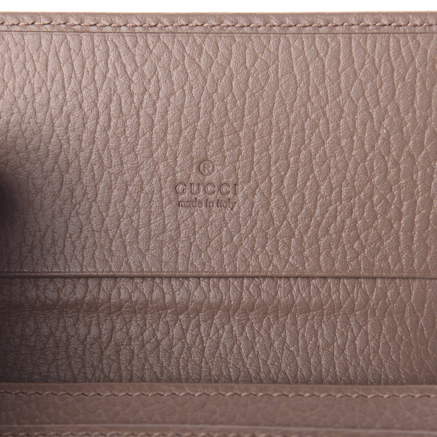 Dollar Calfskin GG Marmont Card Case Violet Old Rose