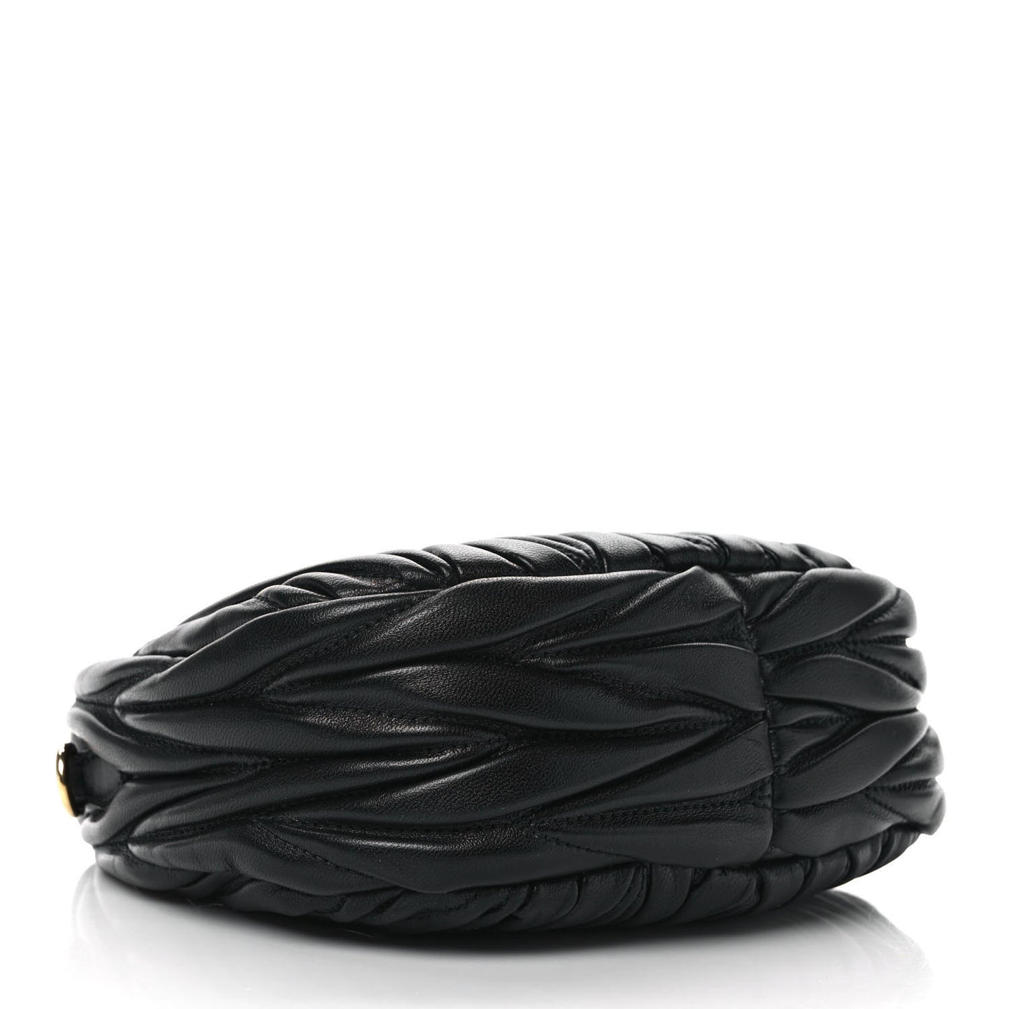 Nappa Matelasse Mini Wander Hobo Black